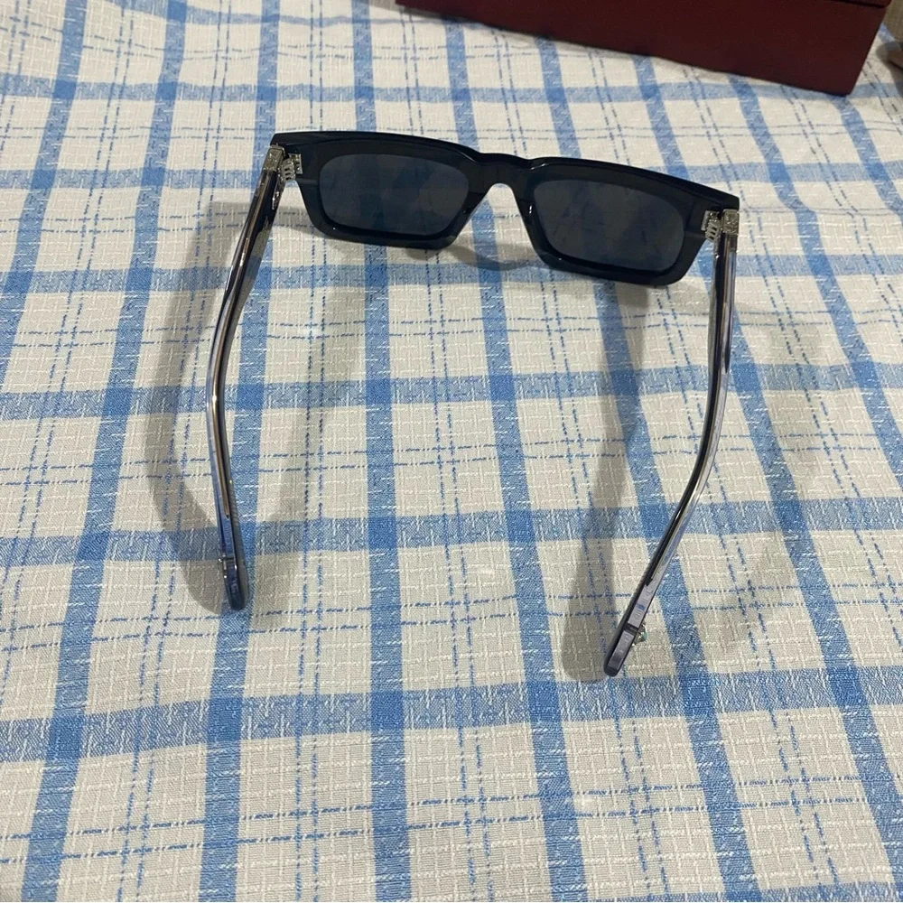 Jacques Marie Mage Black Square Sunglasses